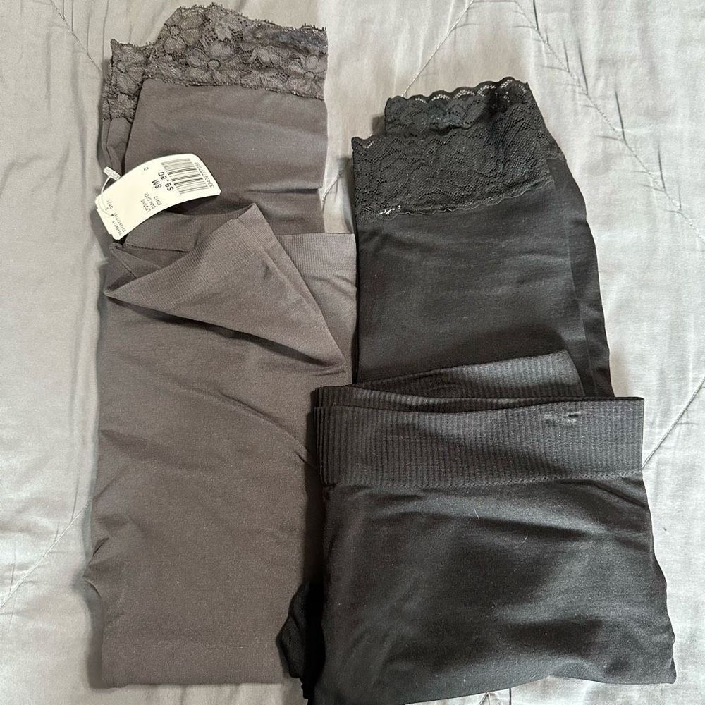 Ambiance & Active Basic Woman’s seamless leggings bundle of 2